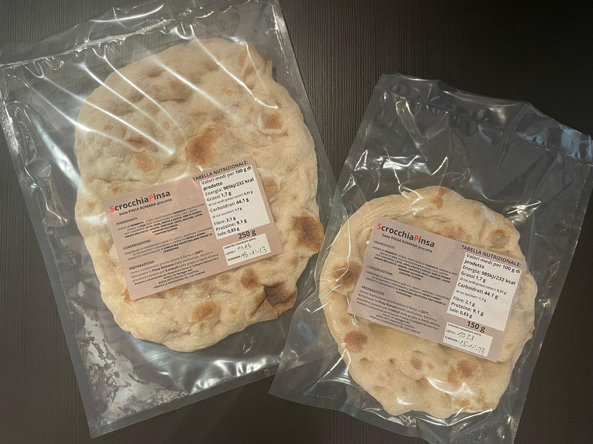 Basi pinsa in atmosfera protettiva